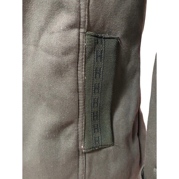 Carhartt Womens Rare Medium Sherpa Lined Utility Jacket Hunter Green Cozy Warm - Picture 8 of 8